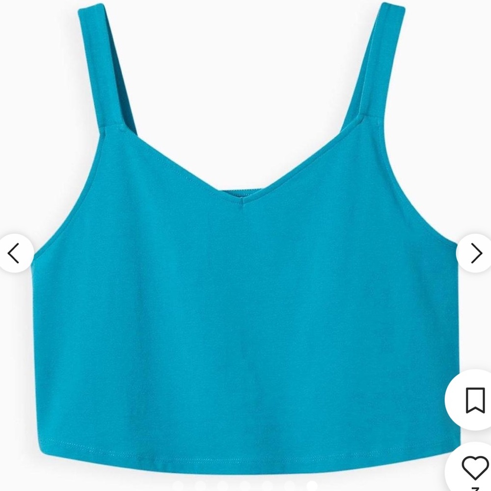 Torrid Foxy v neck crop tank size large - Picture 4 of 8